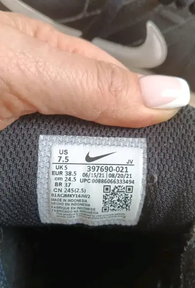 Zapatillas deportivas Nike Air negras para hombre - miniatura 2