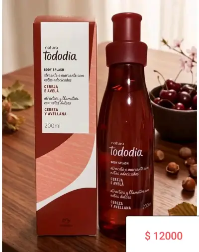 Body Splash Natura Tododia Cereza y Avellana 200ml - miniatura 1