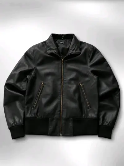 Chaqueta tipo cuero clásica - miniatura 1