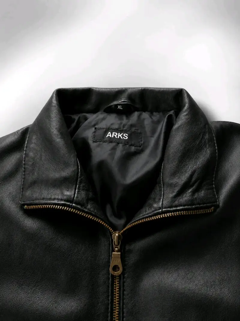 Chaqueta tipo cuero clásica - 2
