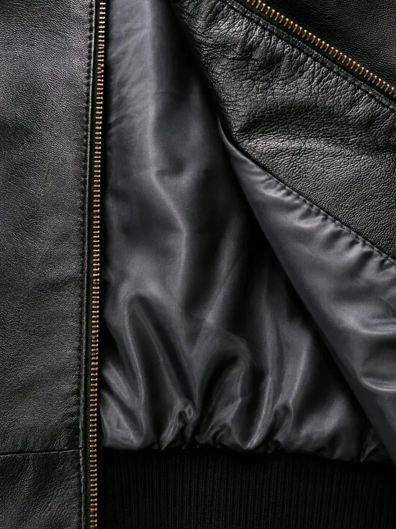 Chaqueta tipo cuero clásica - 4