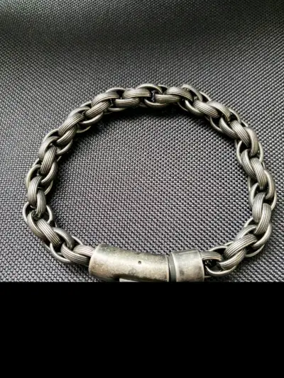 Pulsera de acero inoxidable trenzada - miniatura 1