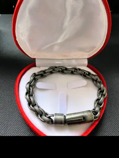 Pulsera de acero inoxidable trenzada - miniatura 2