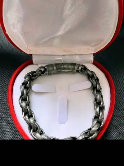Pulsera de acero inoxidable trenzada - miniatura 5