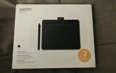 Tableta Gráfica Wacom Intuos S Negra con Lápiz - miniatura 1