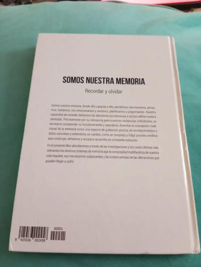 Libro Somos nuestra memoria - Emilio García (Neuro - 4
