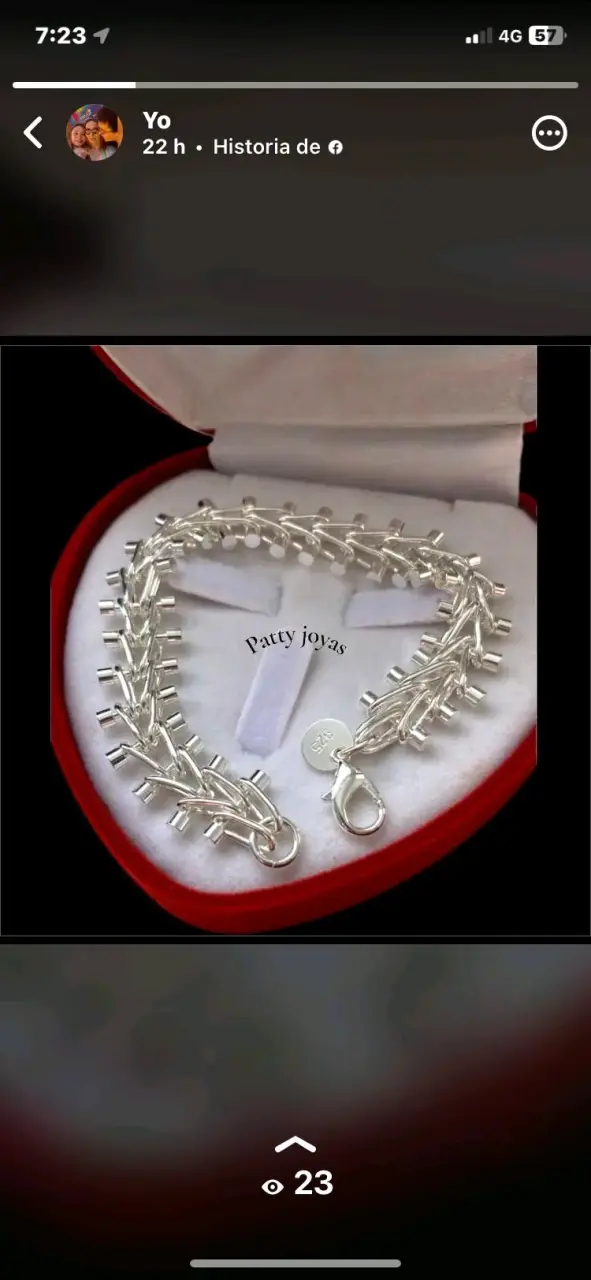 Pulsera de plata 925 diseño elegante - 3
