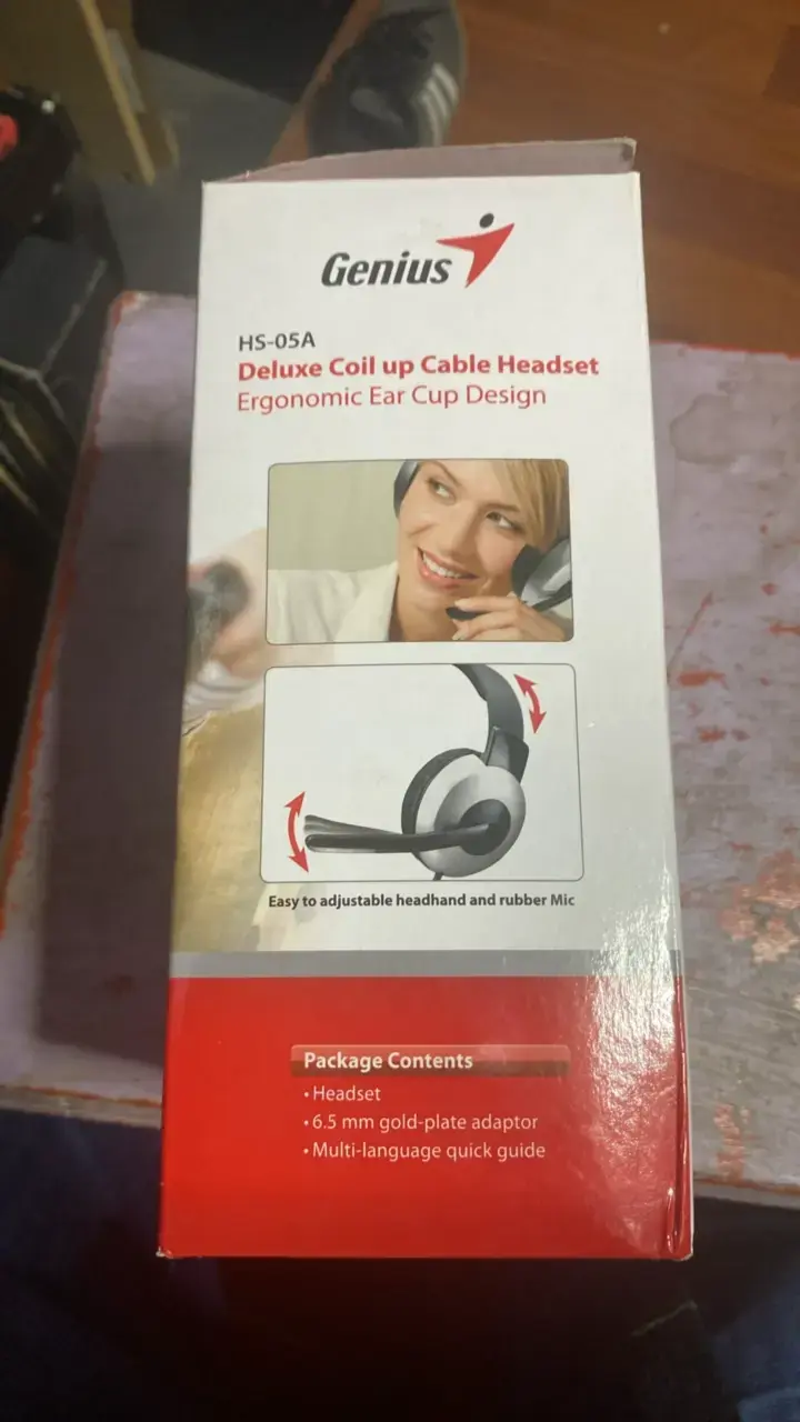 Audífonos Genius HS-05A con cable retráctil - 2