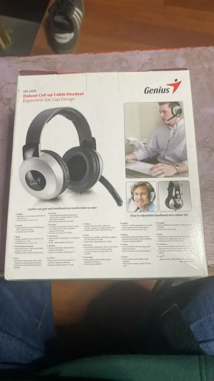 Audífonos Genius HS-05A con cable retráctil - 3