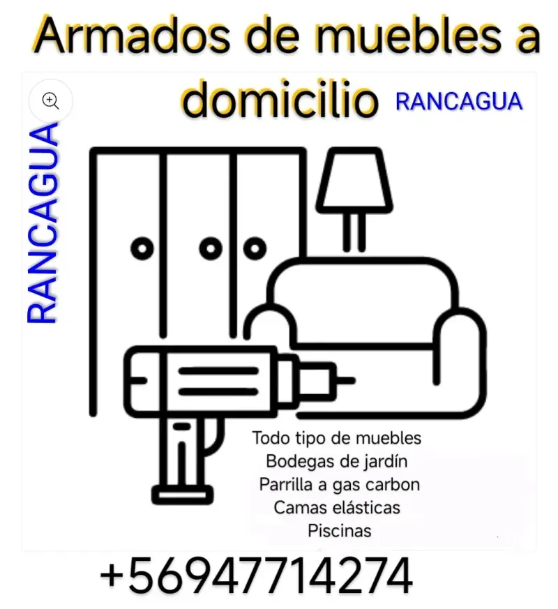 Servicio de armado de muebles a domicilio en Rancagua