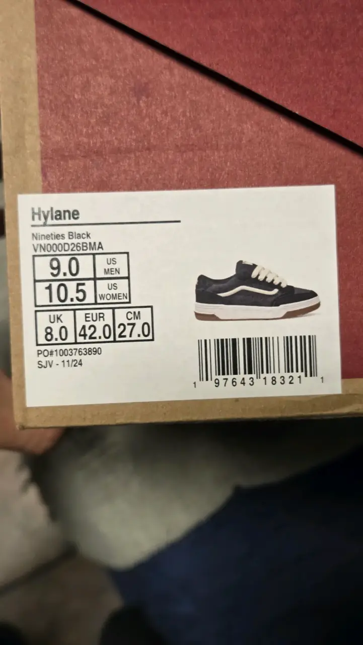 Zapatillas Vans hylane color negro - 6