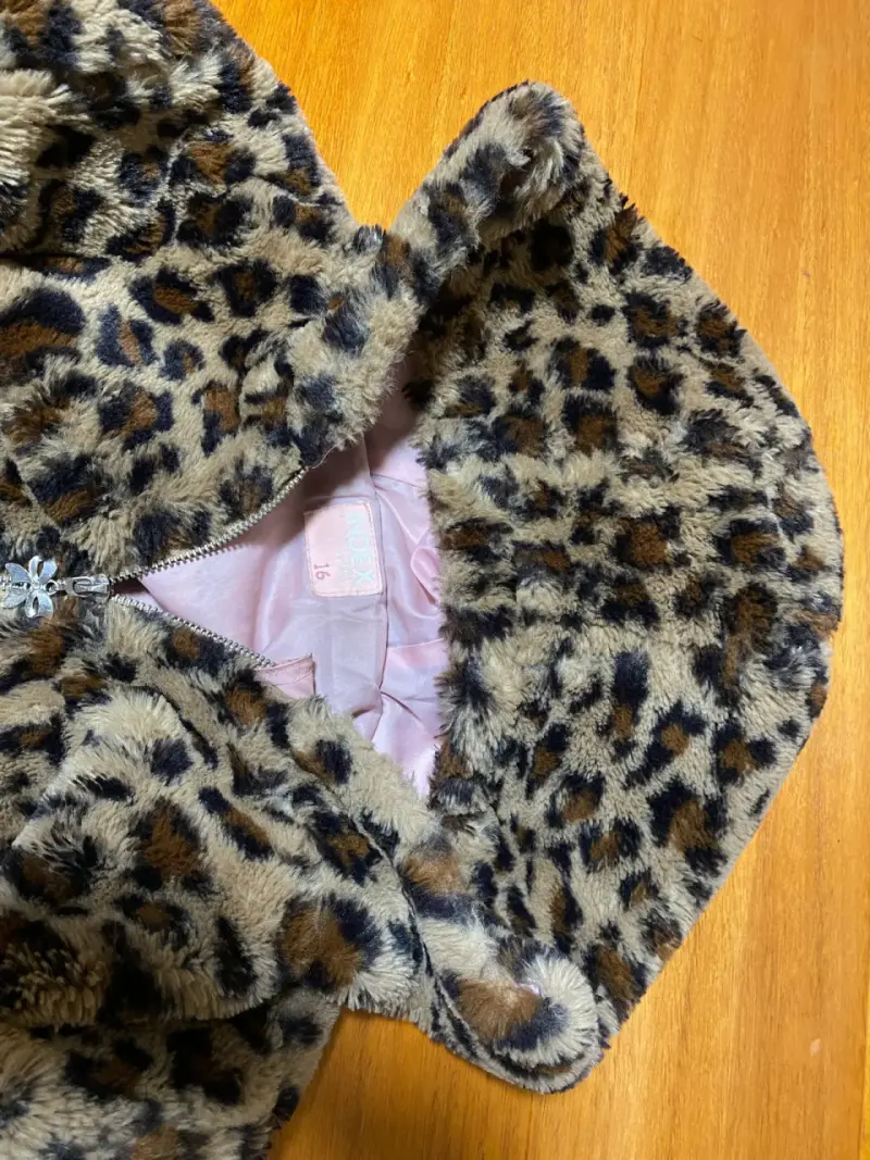 Chaqueta de piel sintética con estampado animal - 2