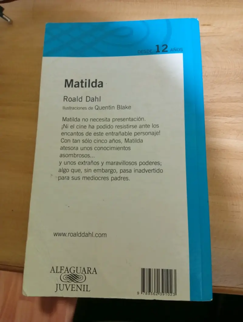 Libro Matilda de Roald Dahl - Alfaguara Juvenil - 5