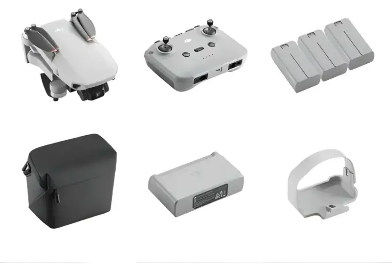Drone DJI Mini 2 Fly More Combo con accesorios - 5