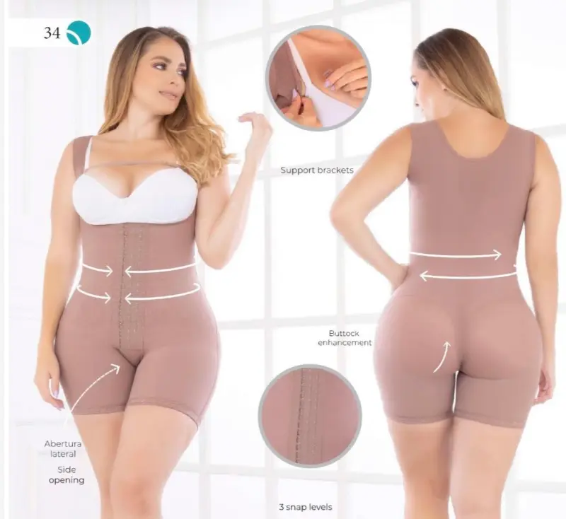 Faja moldeadora con soporte y realce