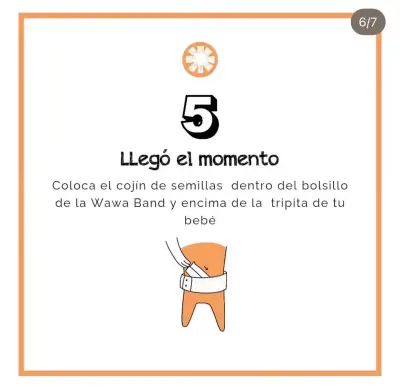 Faja para cólicos de bebé Kusi con diseño de estrellas - miniatura 6