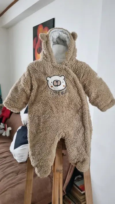 Enterito de bebé polar con diseño de osito - miniatura 1