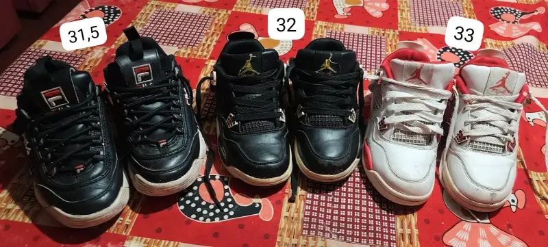 Zapatillas deportivas para niños talla 31,5 a 33