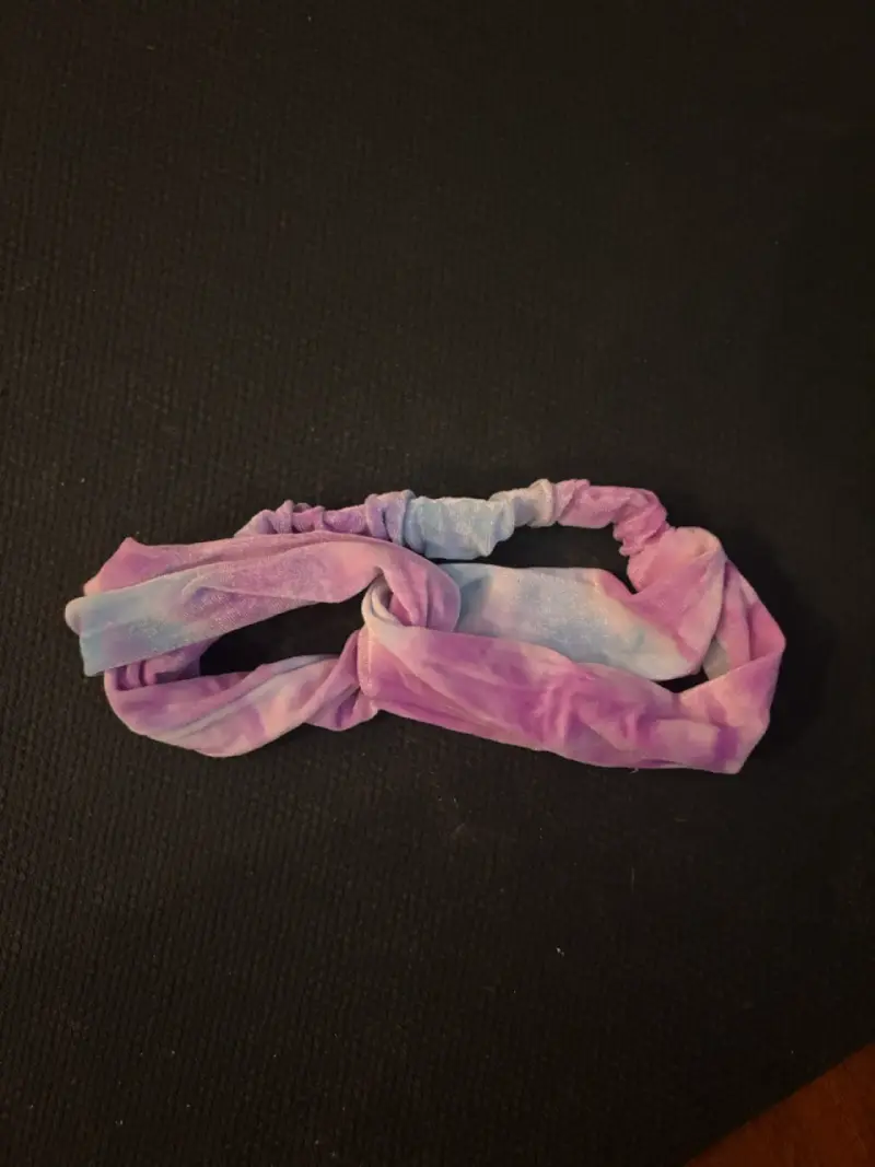 Cinta para el cabello tie-dye elástica