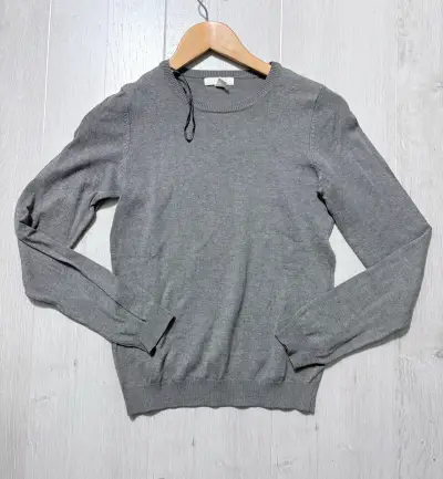 Suéter gris de lana para hombre - miniatura 1