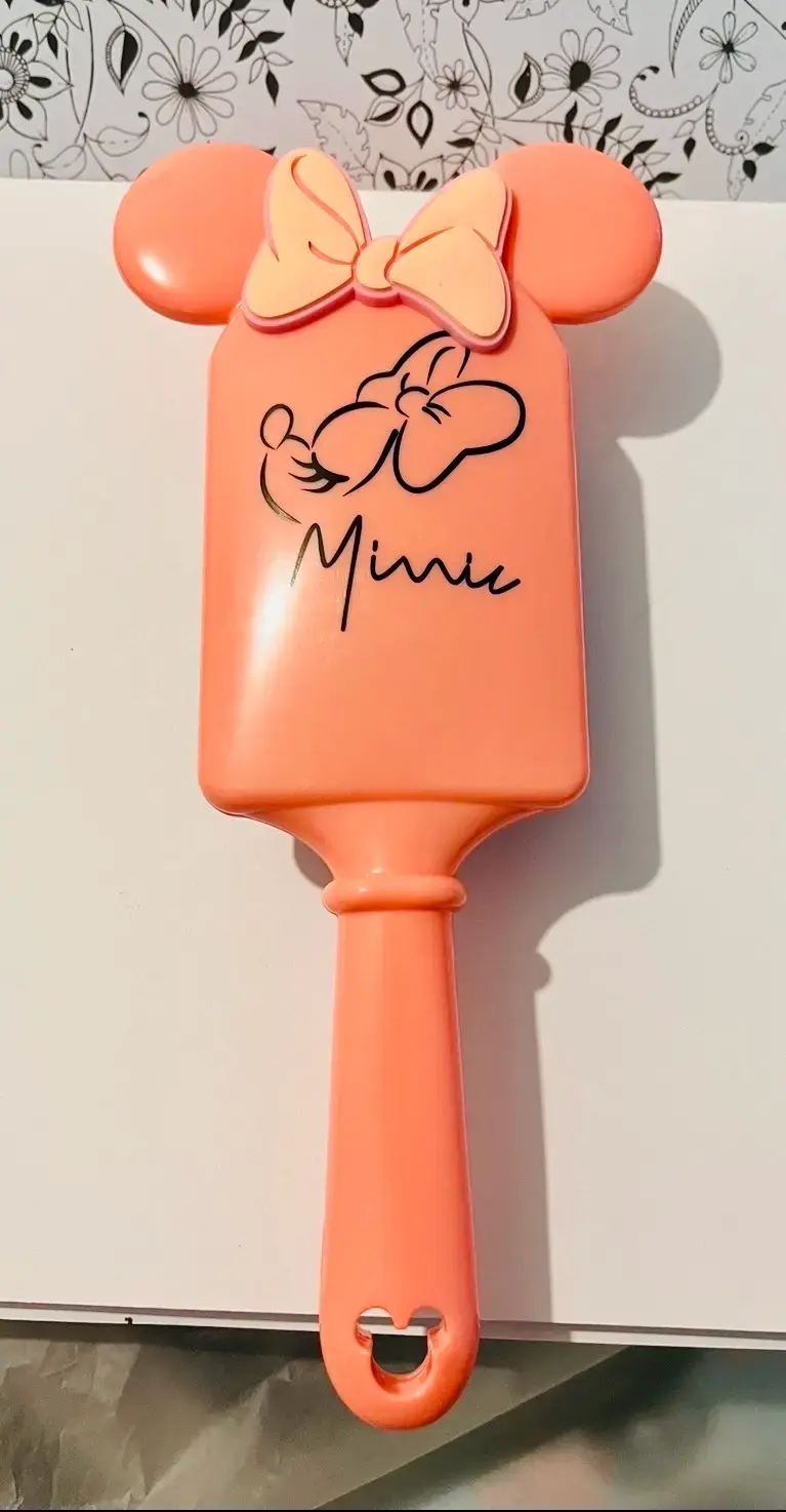 Cepillo para el cabello Minnie Mouse color rosa - 1