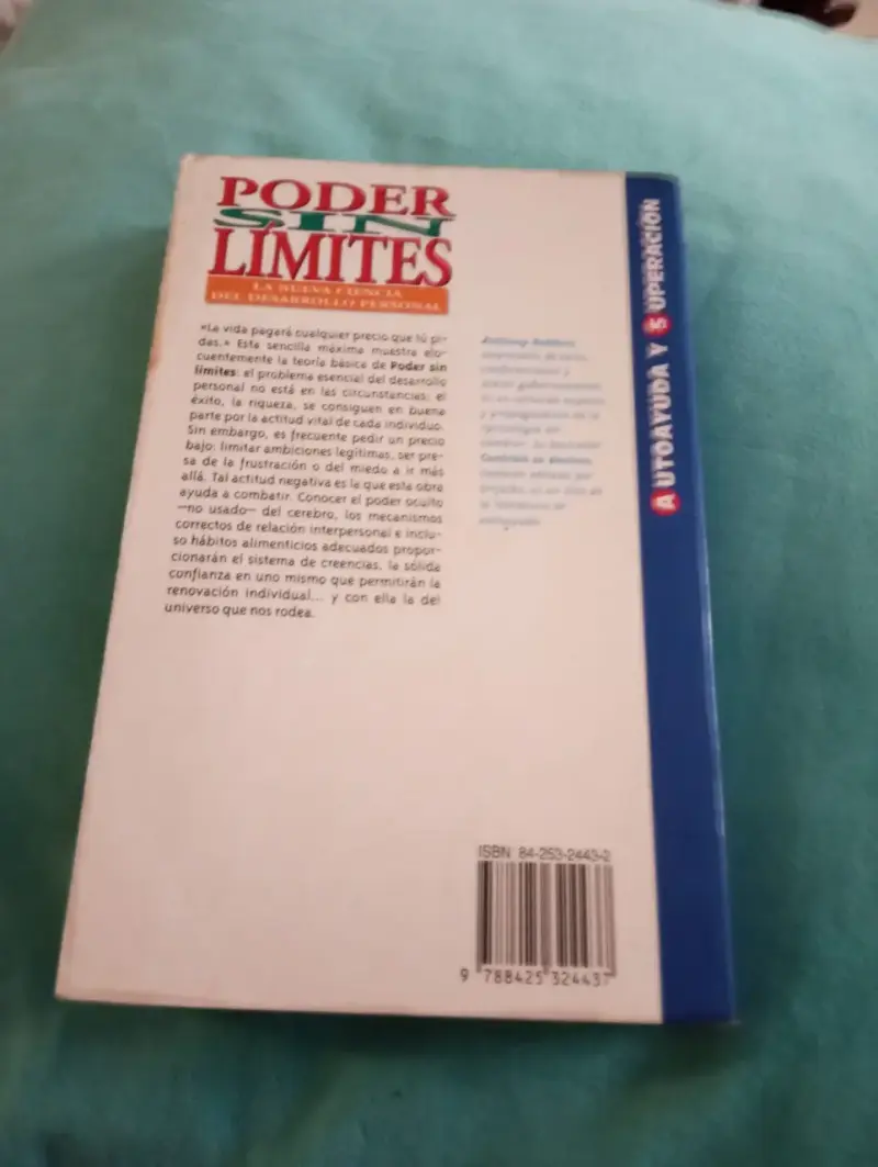 Libro Poder Sin Límites - Tony Robbins (Editorial - 2