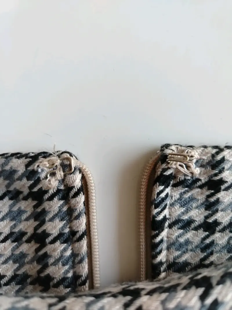 Falda corta de cuadros estilo clásico - 6