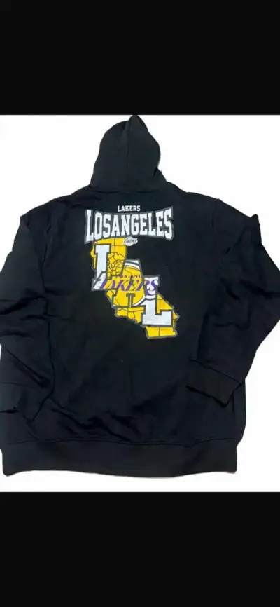 Polerón con capucha Los Angeles Lakers negro - miniatura 1