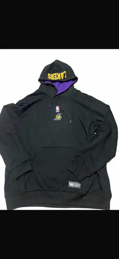 Polerón con capucha Los Angeles Lakers negro - miniatura 2
