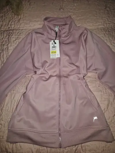 Chaqueta deportiva color lila con cierre - miniatura 2