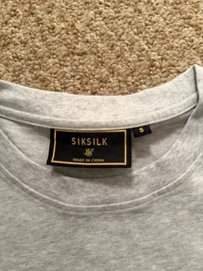 Polera gris para hombre SikSilk Original - miniatura 3