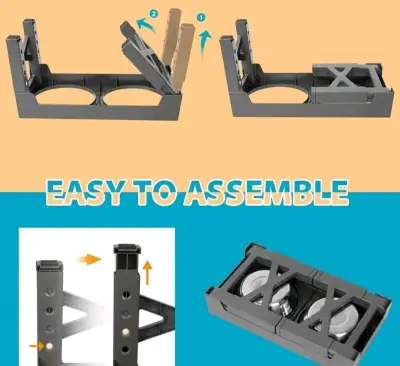 Comedero elevado para mascotas con doble plato - miniatura 5