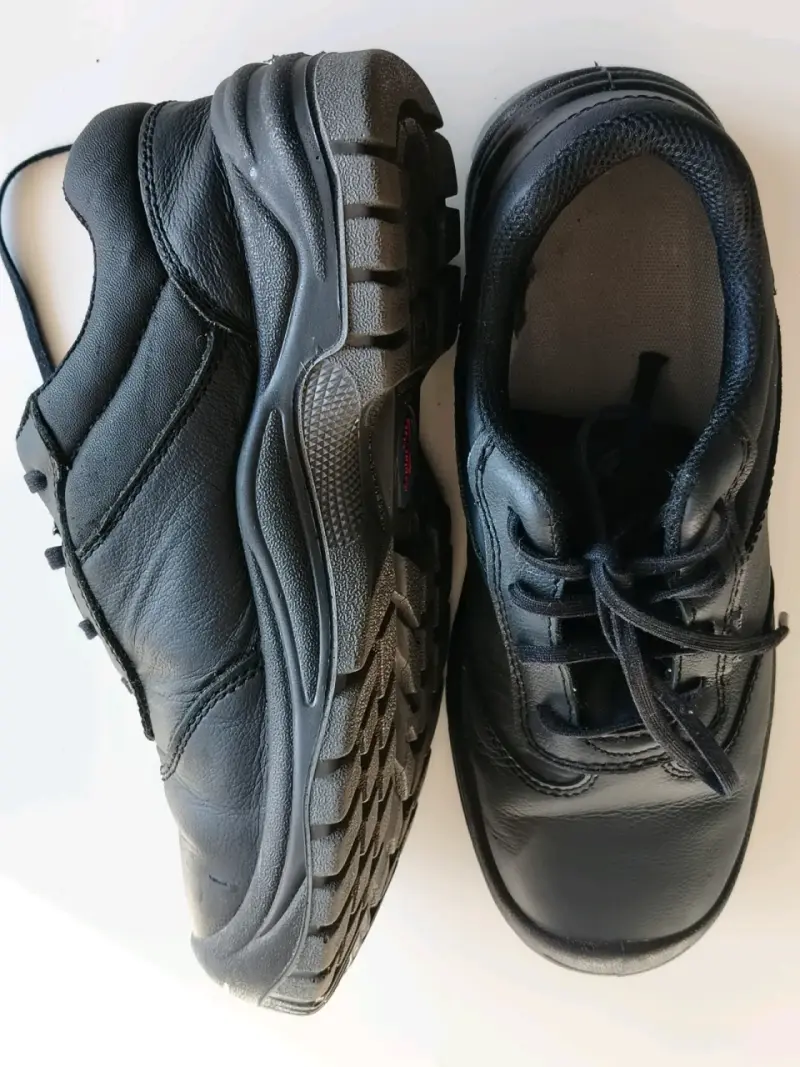 Zapatos de cuero negro para hombre - 4