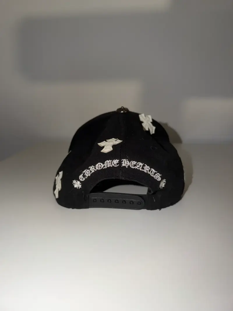 Gorra negra Chrome Hearts - 3
