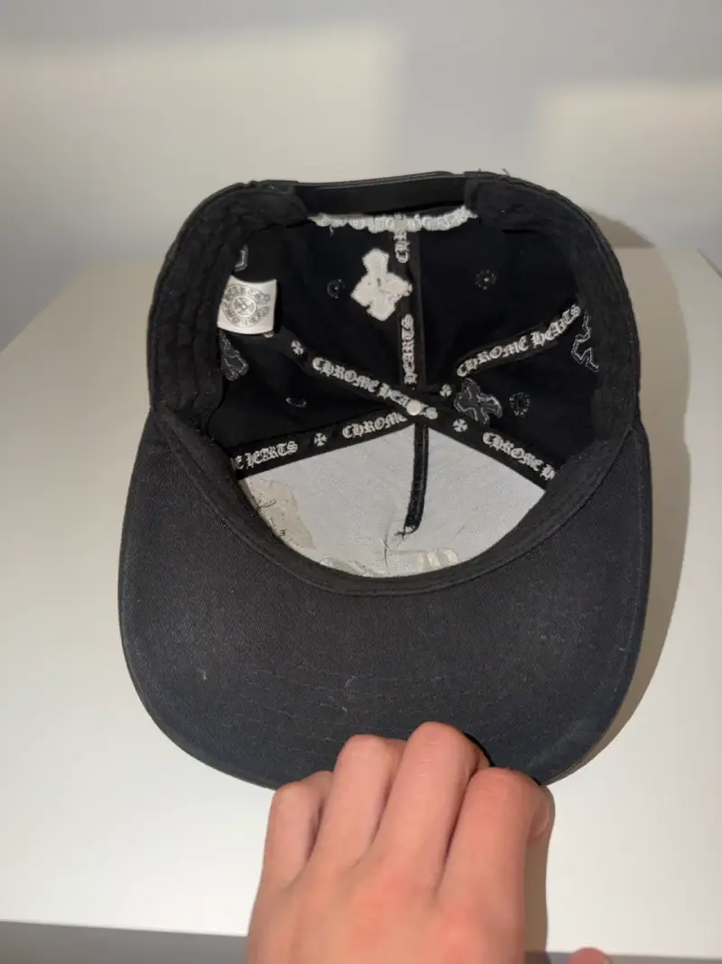 Gorra negra Chrome Hearts - 5