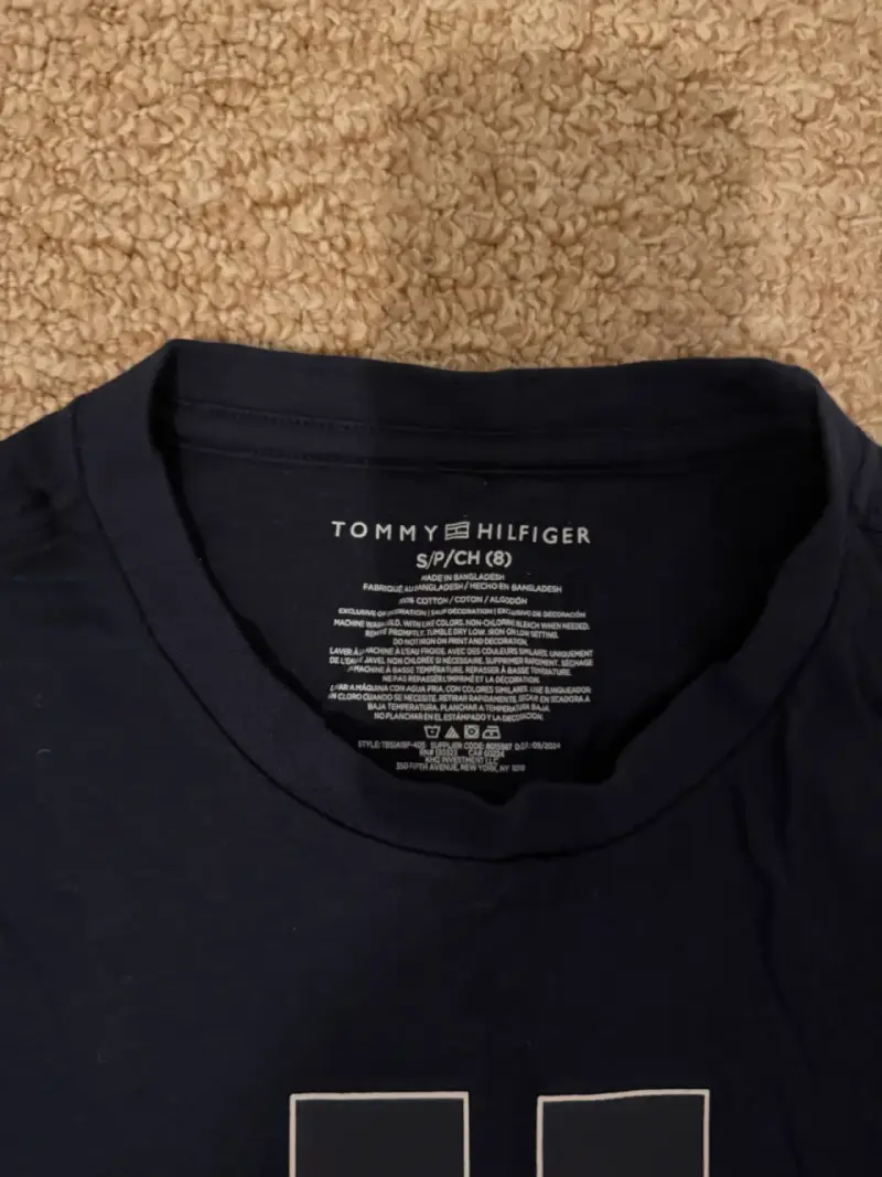 Poleras Tommy Hilfiger azul y rojo niño - 3