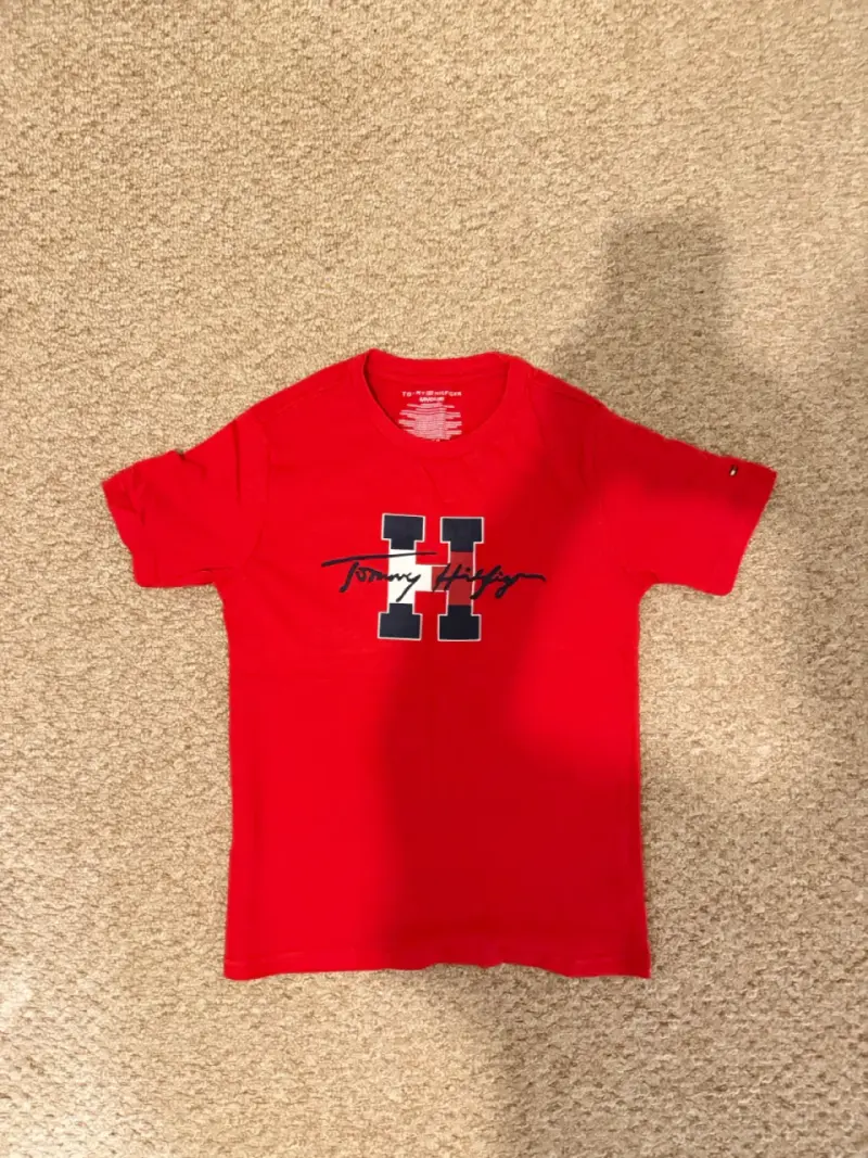 Poleras Tommy Hilfiger azul y rojo niño - 4