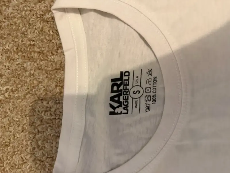 Polera Blanca Karl Lagerfeld Estampada - 3