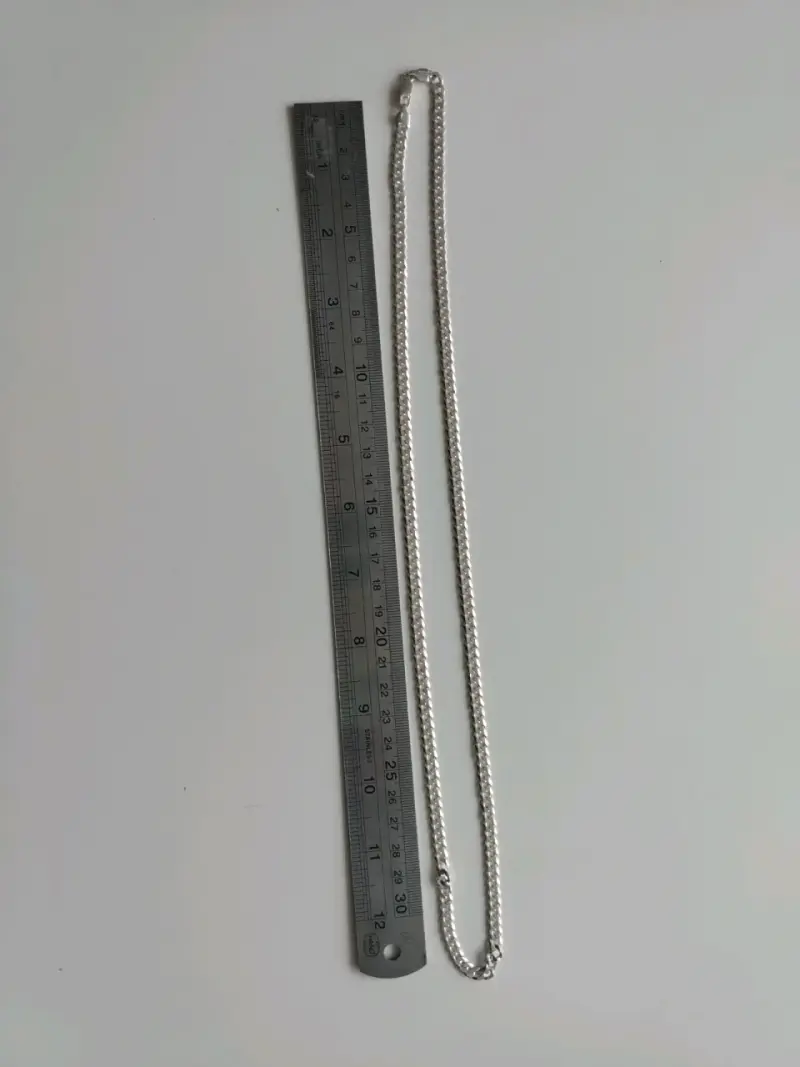 Cadena de plata estilo clásico - 1