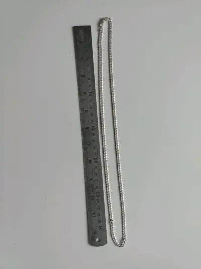 Cadena de plata estilo clásico - miniatura 1
