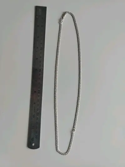 Cadena de plata estilo clásico - miniatura 2
