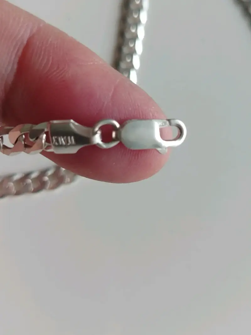 Cadena de plata estilo clásico - 5