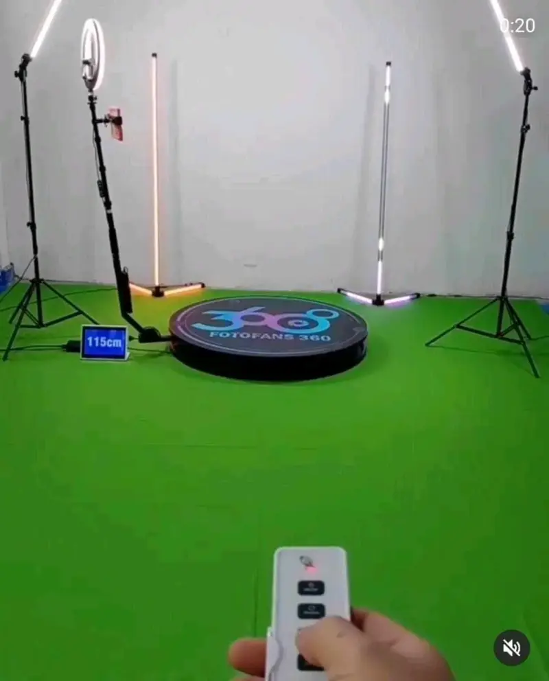 Plataforma giratoria 360 para fotografía y video - 1