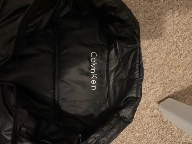 Chaqueta acolchada negra Calvin Klein para hombre - 4