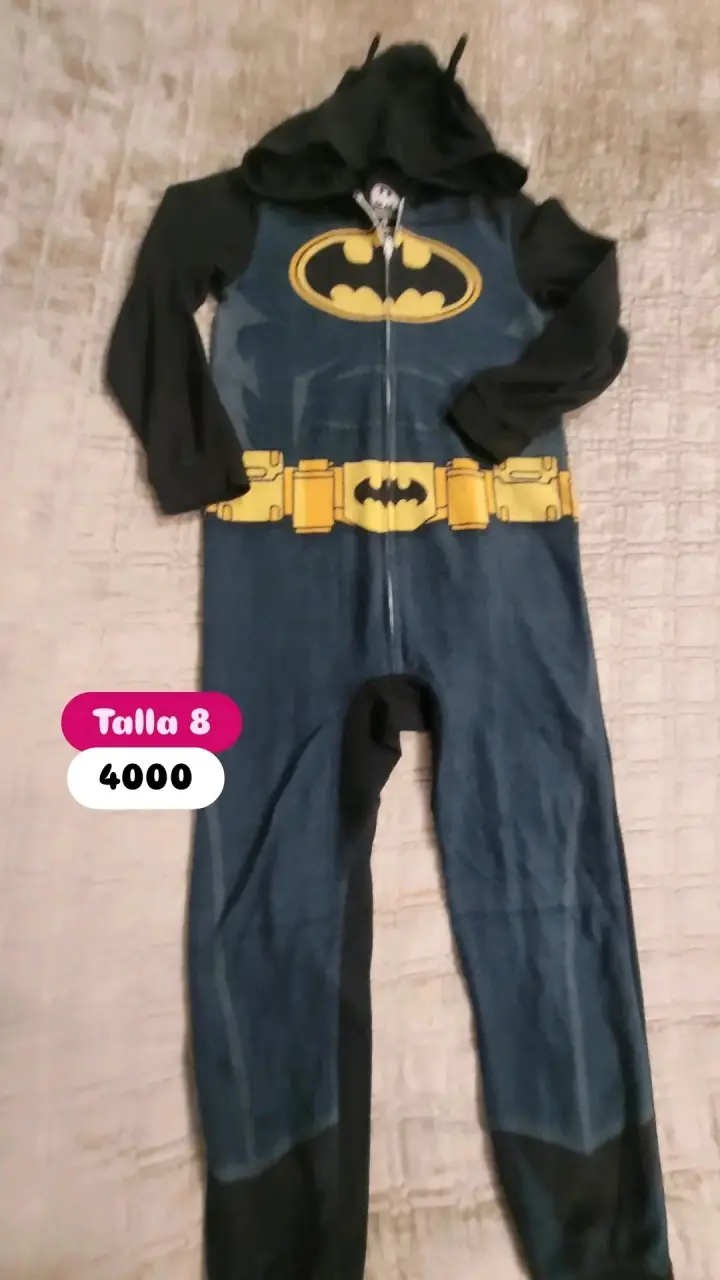 Pijama de Batman para niño talla 8