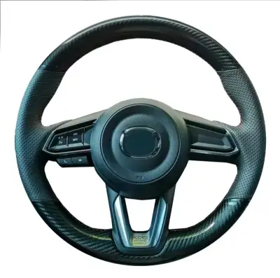 Cubrevolante Mazda 3 Carbono. - miniatura 1