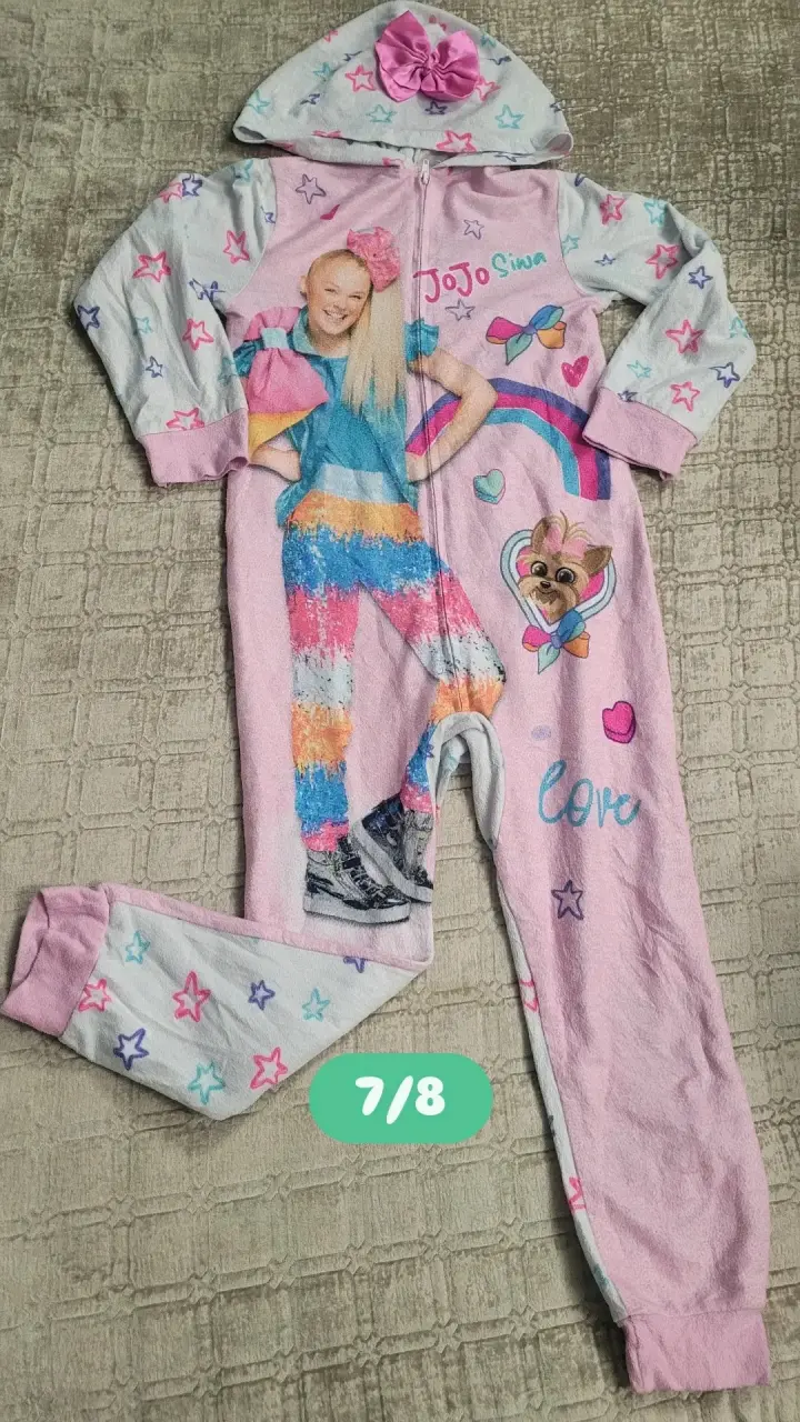 Pijama Entero Niña JoJo Siwa Talla 7/8