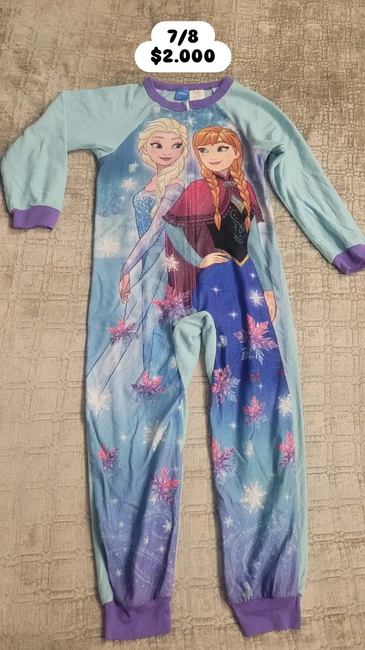 Pijama infantil Frozen Disney talla 7/8