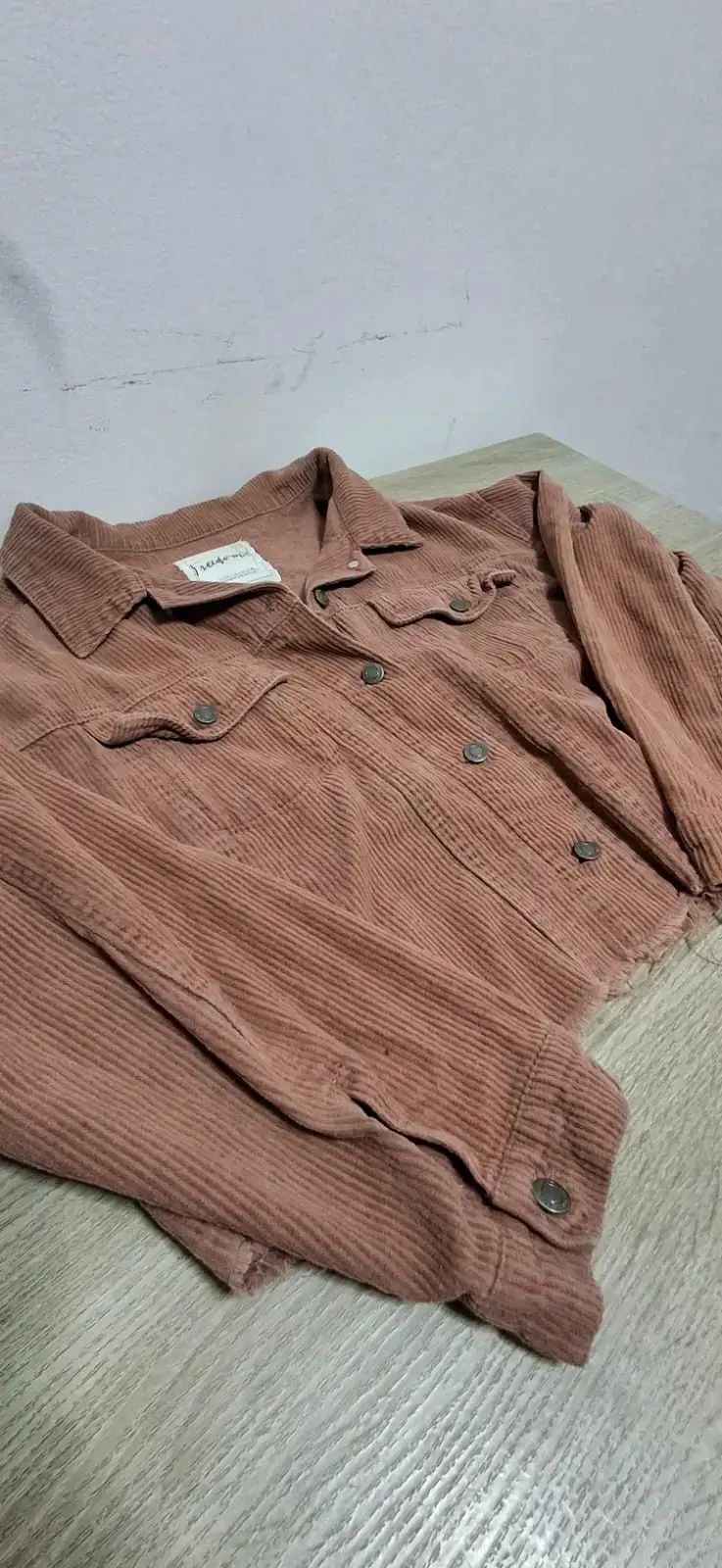 Chaqueta color terracota para mujer - 1