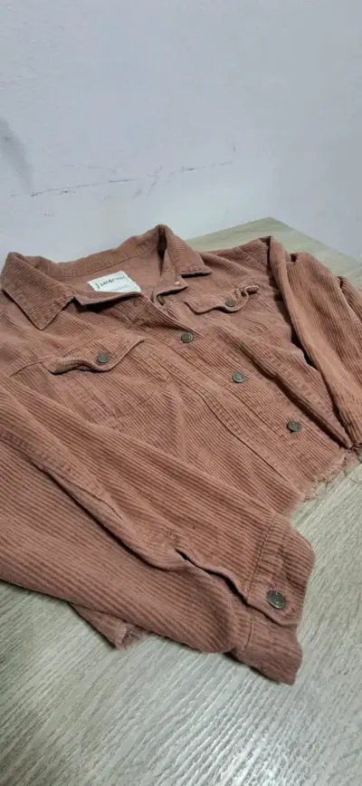 Chaqueta  color terracota para mujer - miniatura 1